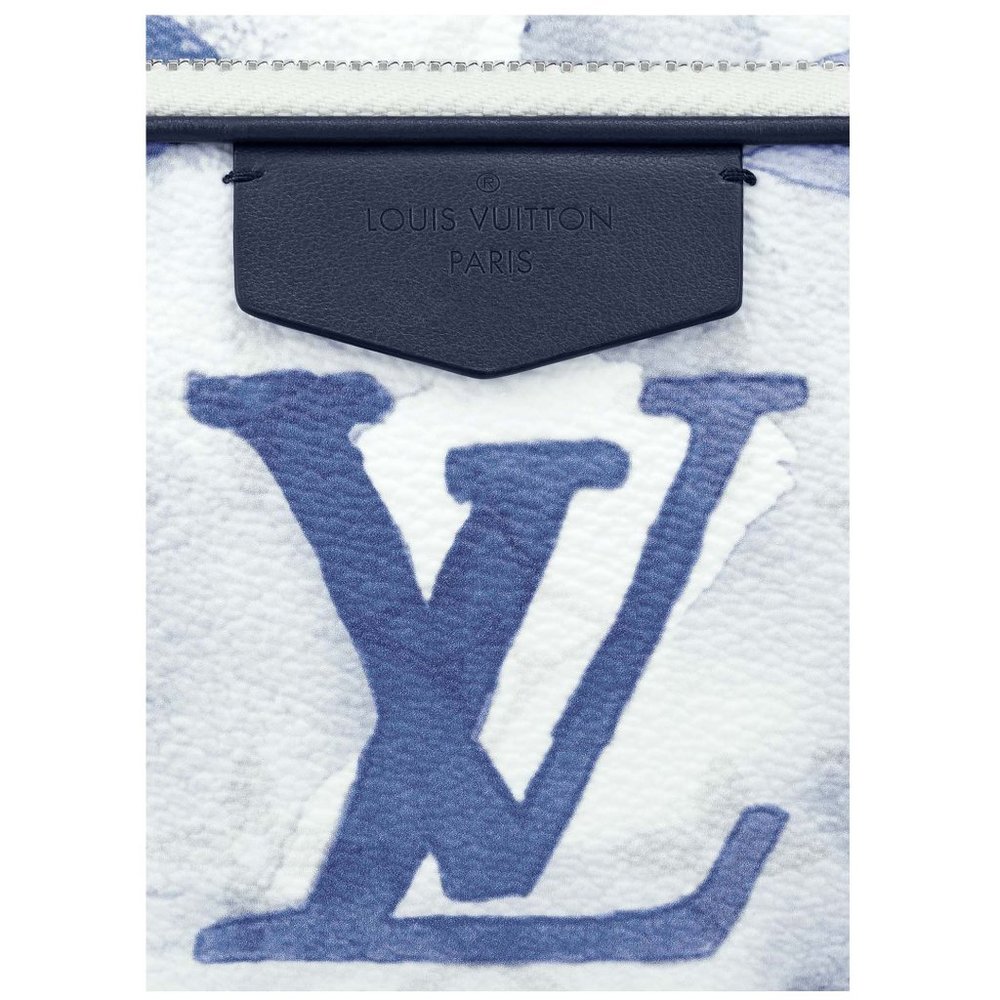 💙🤍 NEW FULL SET Louis Vuitton Outdoor Pouch UNISEX - Picture 8 of 14